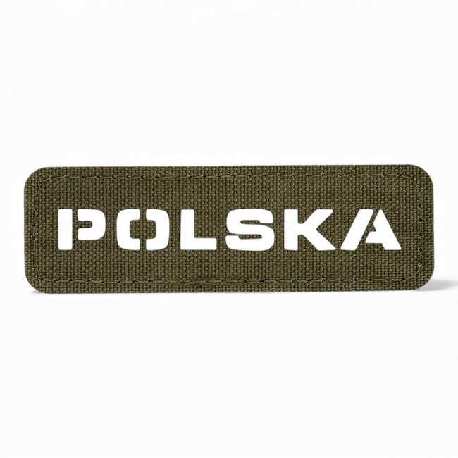 PATCH POLSKA 25 x 80 MM LASER CUT - GREEN RANGER - M-TAC