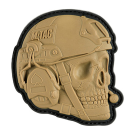 OPERATOR SKULL PATCH - 3D PVC - COYOTE - M-TAC