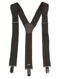 Black SUSPENDERS WITH CLIP