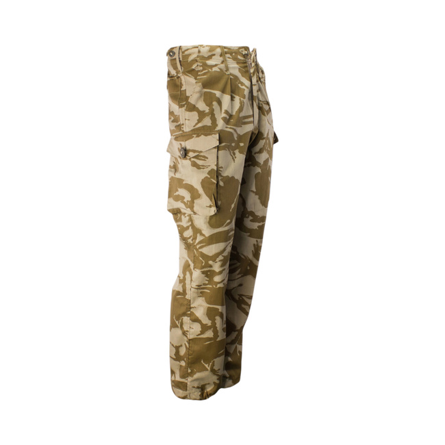 COMBAT PANTS - "TROPICAL" - DPM DESERT CAMO - MILITARY SURPLUS BRITISH ARMY - USED