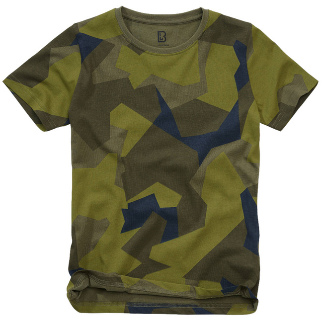 KIDS COTTON T-SHIRT - SWEDISH CAMO - BRANDIT