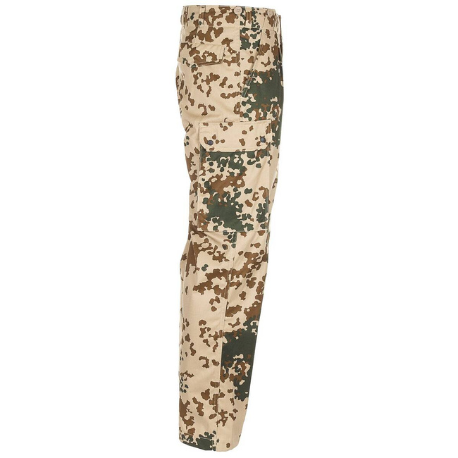 GERMAN TACTICAL TROUSERS, BW TROPICAL CAMO - LARGE SIZE - MFH