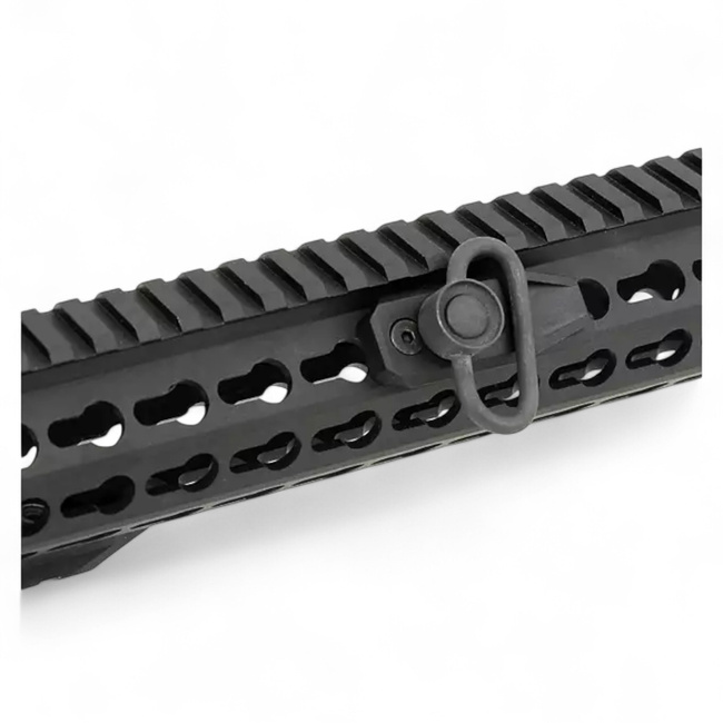 Quick detachable sling mount with pivot for Key-Mod handguard - Black - Big Dragon