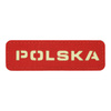 PATCH POLSKA 25 x 80 MM LASER CUT - RED/GID - M-TAC