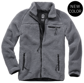 TEDDYFLEECE JACKET - ANTHRACITE - BRANDIT