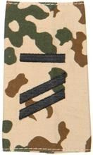 GERMAN ARMY TROPICAL CAMO/BLACK SHOULDER LOOPS ´OBERGEFREITER UA´