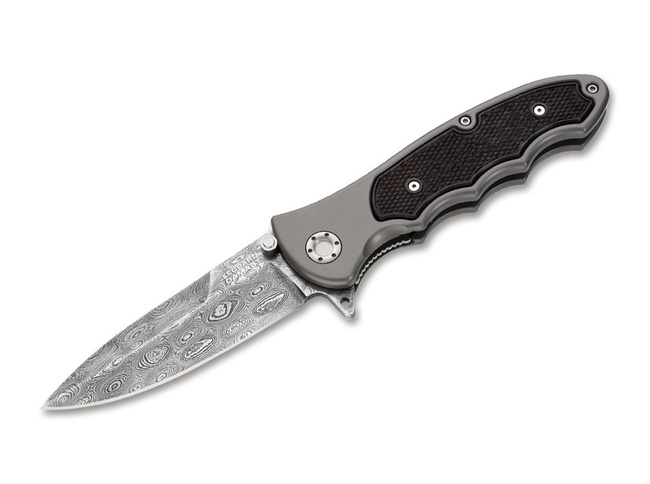 POCKET KNIFE LEOPARD-DAMASCUS III - BOKER
