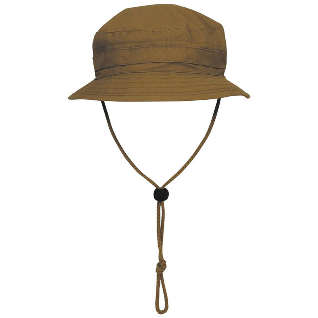 BRITISH BOONIE HAT - WITH CHIN STRAP - MFH® - COYOTE TAN
