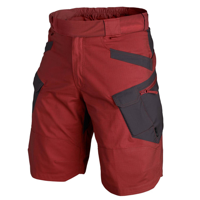 URBAN TACTICAL SHORTS - UTS - POLYCOTTON RIPSTOP - Helikon-Tex - CRIMSON SKY/ASH GREY