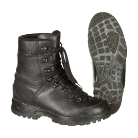 COMBAT BOOTS - LOWA - MODEL 2018 - GERMAN ARMY MILITARY SURPLUS - BLACK - USED