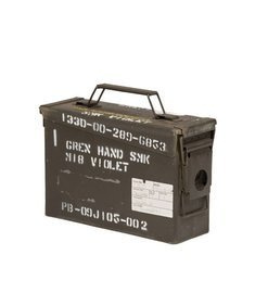 US  AMMO BOX - CAL. 30 - SMALL - MILITARY SURPLUS - USED