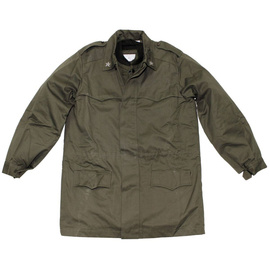 FIELD PARKA - WITH LINING - OD GREEN - ITALIAN MILITARY SURPLUS - USED