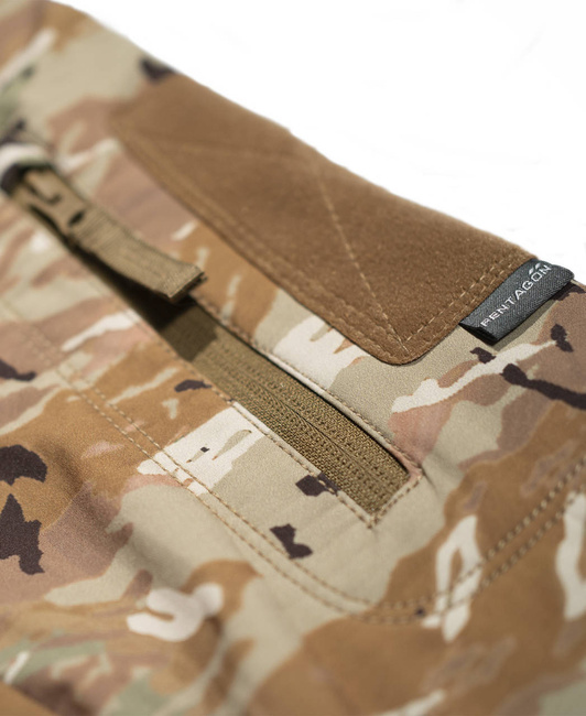 WATERPROOF RAIN JACKET - ARTAXES SOFTSHELL - PENTAGON - PENTACAMO