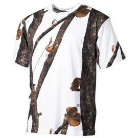 COTTON T-SHIRT - US ARMY STYLE - MFH® - HUNTER SNOW