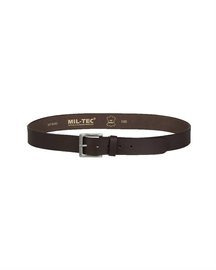 BELT - NAPPA-LEATHER - MIL-TEC - BROWN