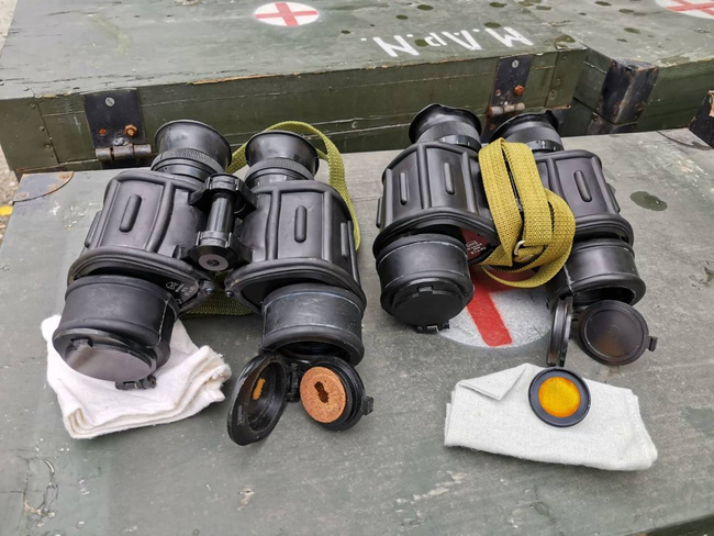 VALDADA I.O.R. 7x40 MILITARY BINOCULARS - MILITARY SURPLUS ROMANIAN ARMY - LIKE NEW