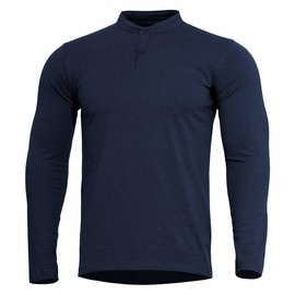 LONG SLEEVE SHIRT - "ROMEO HENLEY" 2.0 - PENTAGON® - MIDNIGHT BLUE