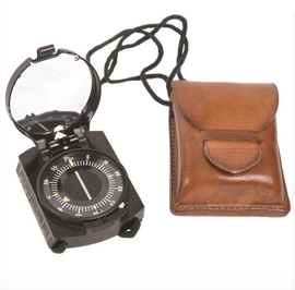 Polish Army Compass With Case Used
