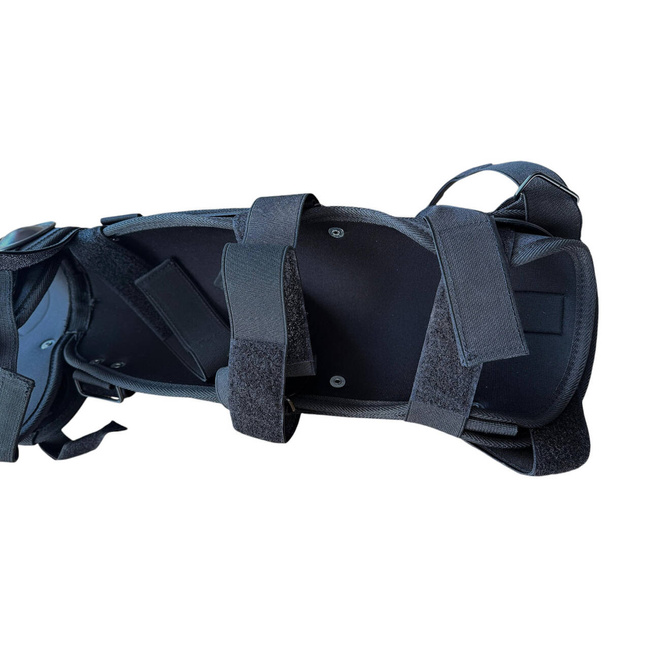 PAIR OF SHIN AND KNEE PROTECTORS - ANTI PROTEST - BLACK - LECTER TACTICAL