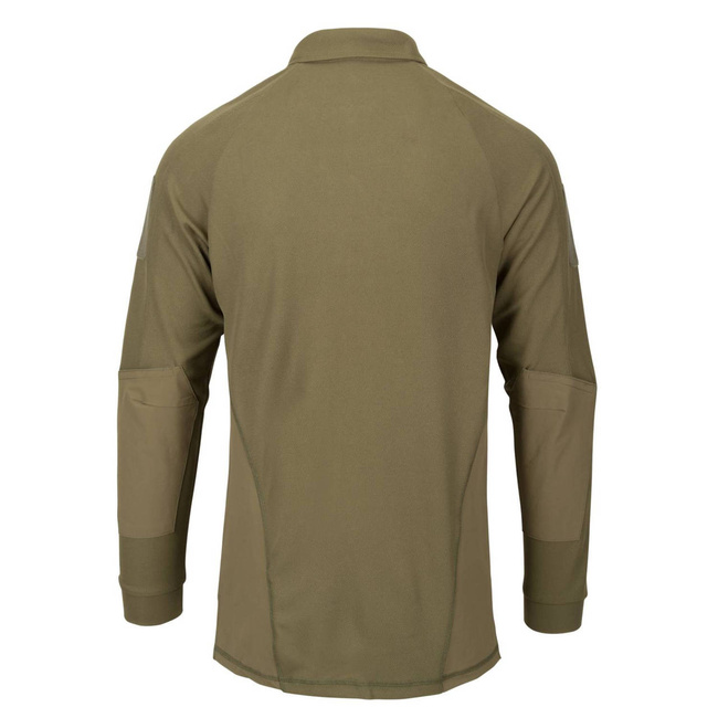 LONG SLEEVE POLO SHIRT - RANGE - Helikon Tex - ADAPTIVE GREEN