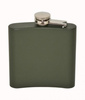 STAINLESS STEEL FLASK - OD (Olive Drab) - 6 OZ/170 ML