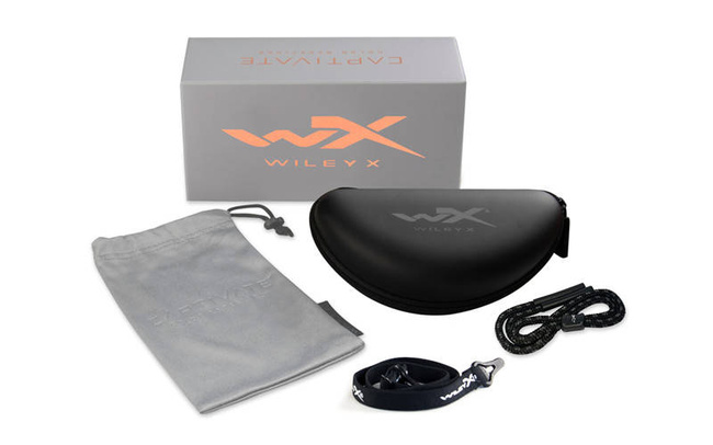 SUNGLASSES - WX GRAVITY - POLARIZED GREY LENSES, MATTE BLACK FRAME - Wileyx