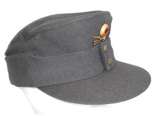 GERMAN ARMY HAT - MOUNTAIN HUNTERS - OLD TYPE - GREY - MILITARY SURPLUS - LIKE NEW