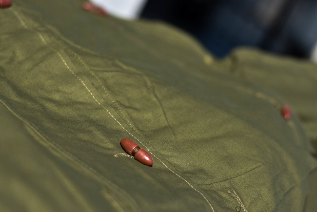 Romanian Plash-palatka, rain cape/shelter half, surplus, Olive, 1.80x1.80m - Like new