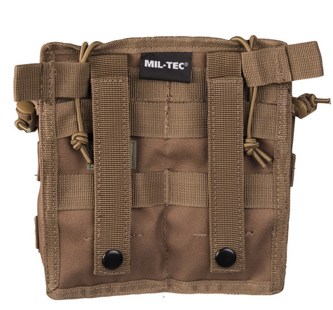 MAGAZINE DOUBLE POUCH - OPEN TOP - Mil-Tec® - COYOTE