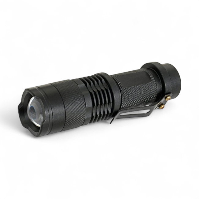 Aluminium Mini LED Flashlight - Black