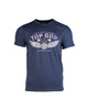 T-SHIRT - "PILOTS ELITE SCHOOL" - Mil-Tec® - DARK BLUE