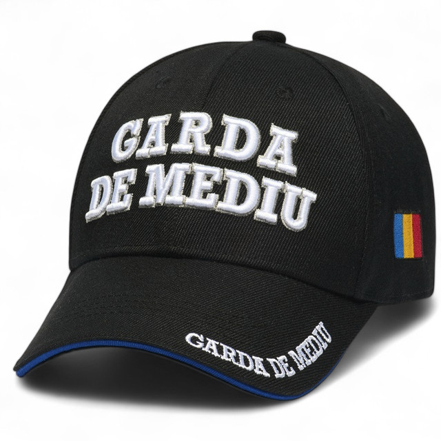 CAP - ENVIRONMENTAL GUARD - PREMIUM QUALITY - 3D EMBROIDERY - BLACK - ONE SIZE