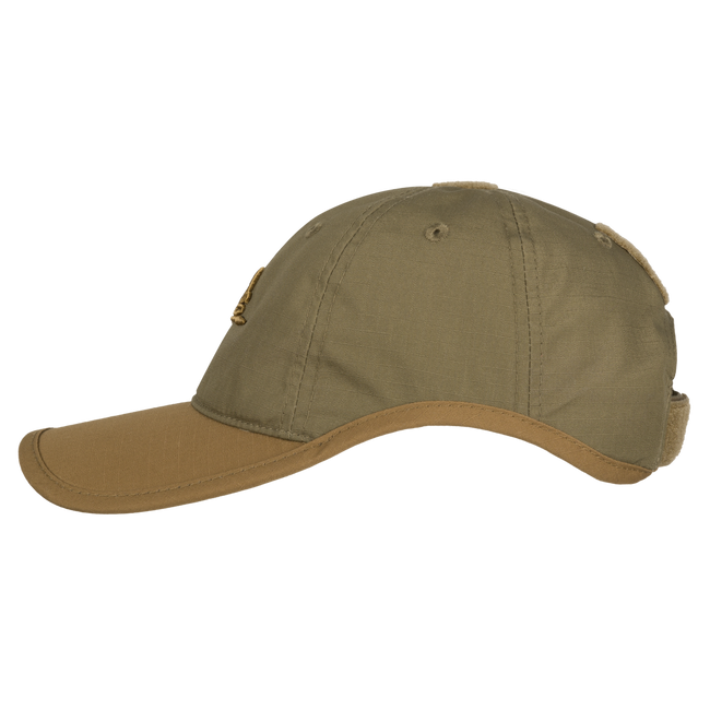 Logo baseball cap, hat - PolyCotton Ripstop - Black / Olive green