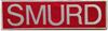 Embroidered SMURD Badge (custom message)