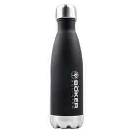 STAINLESS STEEL THERMOS BOTTLE - 0.5 L - BLACK - BOKER
