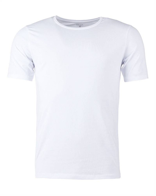 T-SHIRT TOP GUN "SLIM FIT" - WHITE - MIL-TEC (2/PACK)