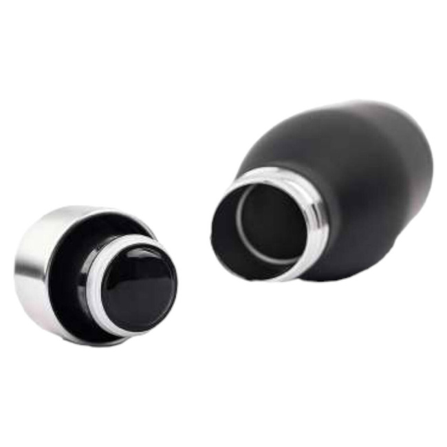 STAINLESS STEEL THERMOS BOTTLE - 0.5 L - BLACK - BOKER