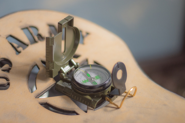 Compass, US type, metal body