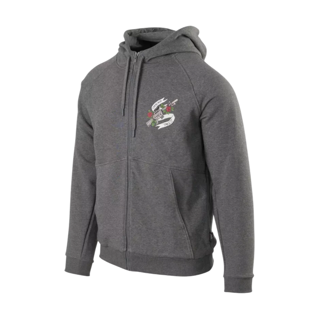 Unisex hoodie Come and take it - Mid Grey Melange - Helikon