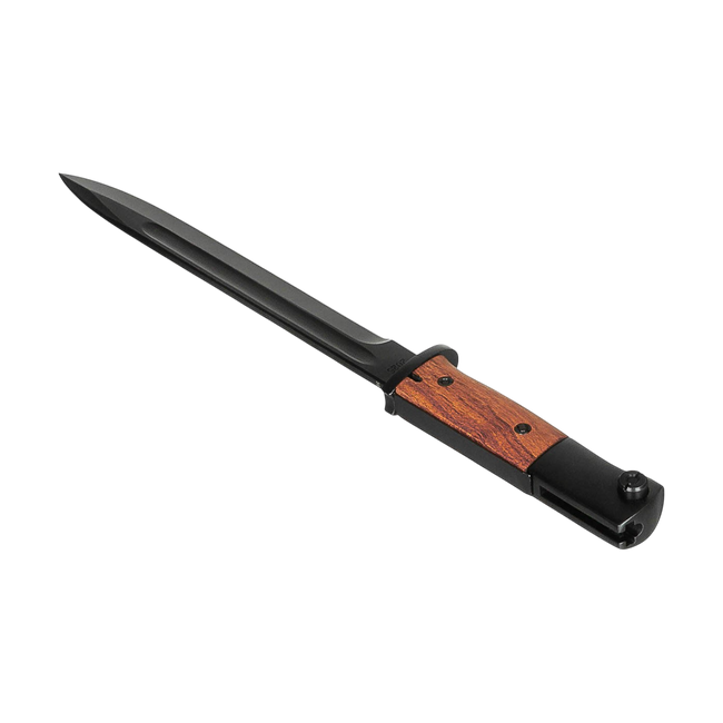 Mauser K98 bayonet with wooden scales and metal sheath - Military reproduction