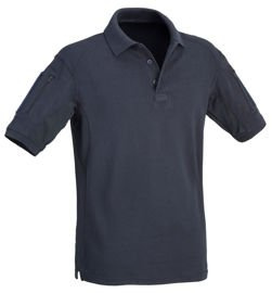 TACTICAL POLO T-SHIRT WITH POCKETS - DEFCON 5® - NAVY BLUE