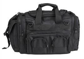 BLACK K-10 COMBAT BAG 35X25X10CM
