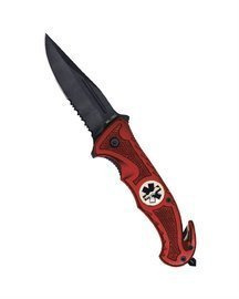 CAR KNIFE - RESCUE -  MIL-TEC - RED