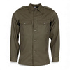 AT BH Shirt - Type 75 - Austrian Army Military Surplus - OD Green - Like New