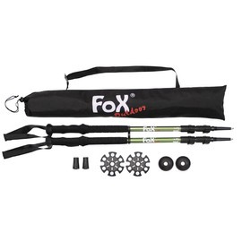 ALUMINIUM TREKKING POLES - "LUSEN" - FOAM HANDLE - FOX OUTDOOR®