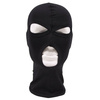 BALACLAVA - 3 HOLE - THIN - BLACK