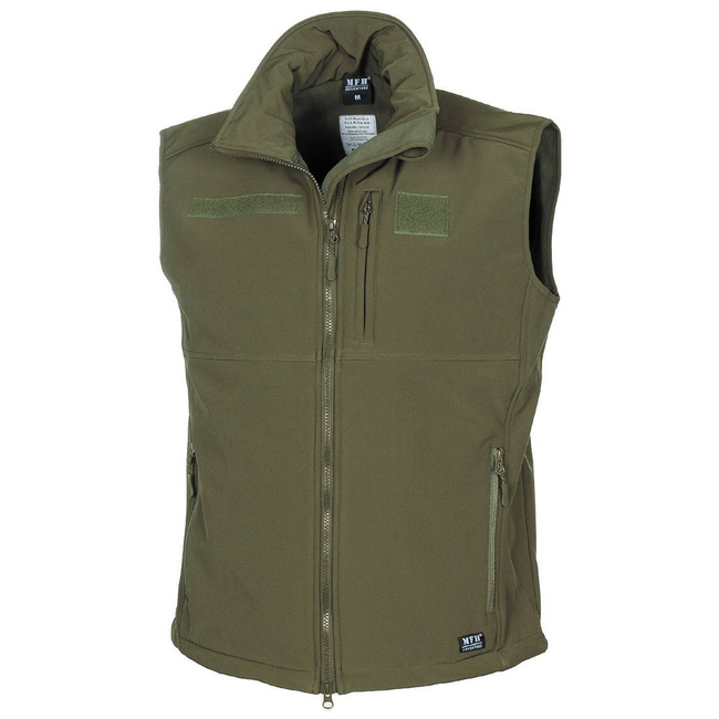 SOFT SHELL VEST "ALLROUND" - OD GREEN - MFH