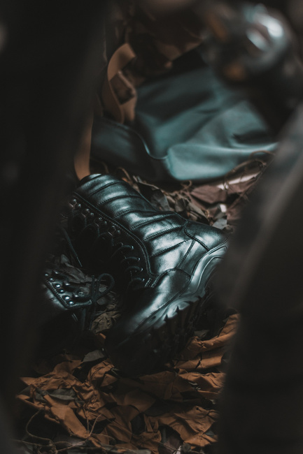 TACTICAL BOOTS - EXTREME EVOLUTION - LEATHER - BLACK