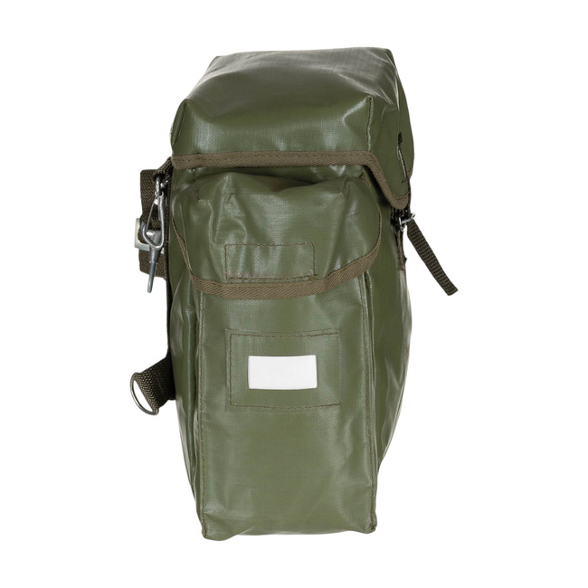 PVC BAG FOR PROTECTIVE MASK - POLISH ARMY MILITARY SURPLUS - GREEN OD - LIKE NEW
