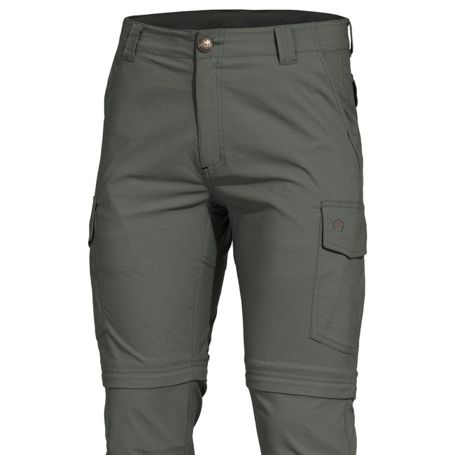 2 IN 1 PANTS - "GOMATI XTR" - PENTAGON® - CAMO GREEN - LENGTH 34″